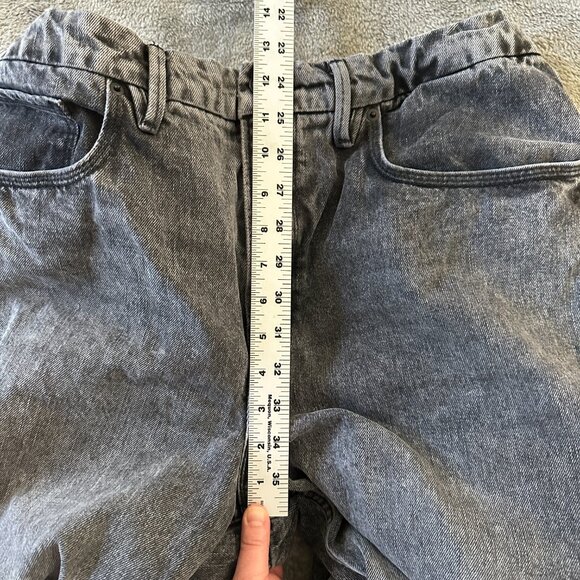 Good American Good 90's Icon Wide Leg Jeans Black Women's 15 Straight - Picture 6 of 8